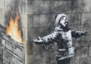 È stato venduto il murale di Banksy comparso a Natale in Galles