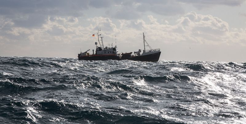 La nave della ong Sea Eye (FEDERICO SCOPPA/AFP/Getty Images)