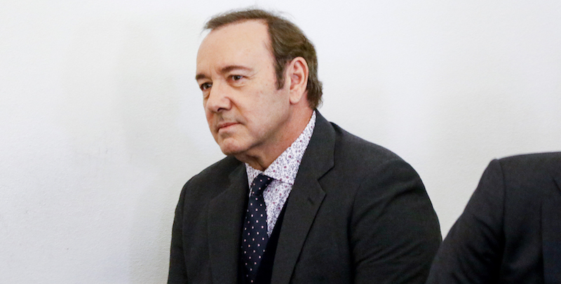 Kevin Spacey in tribunale a Nantucket, Massachusetts, 7 gennaio 2019 (Nicole Harnishfeger-Pool/Getty Images)