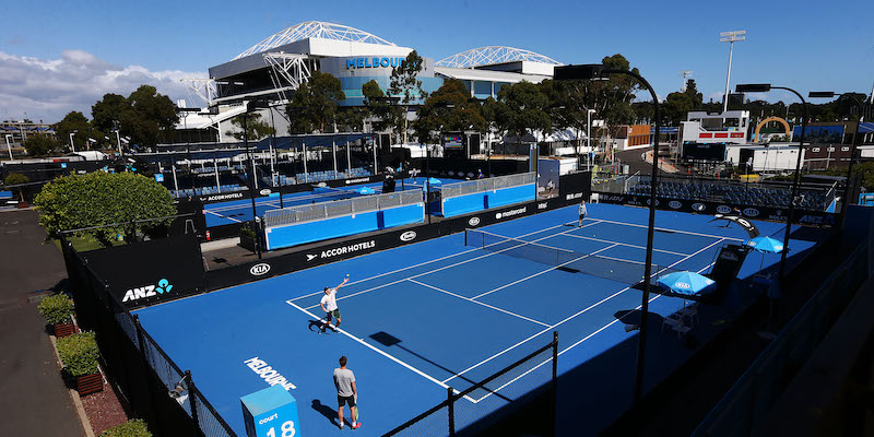 Il Melbourne Park alla vigilia degli Australian Open (Michael Dodge/Getty Images)