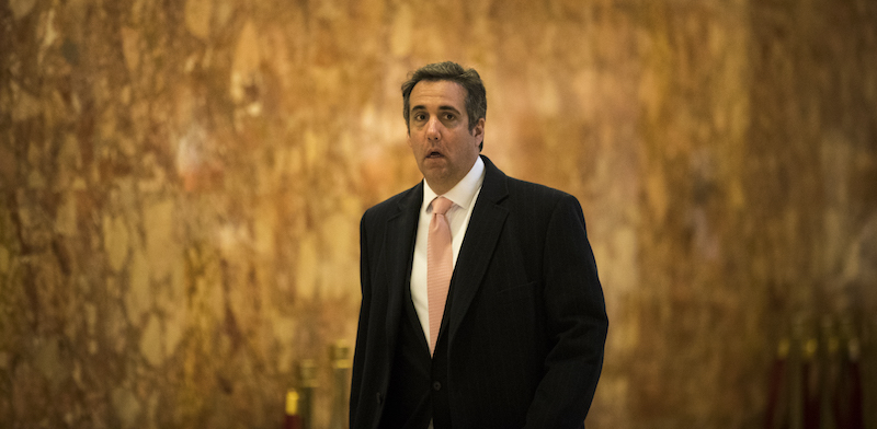 Michael Cohen a New York nel 2017 (Drew Angerer/Getty Images)