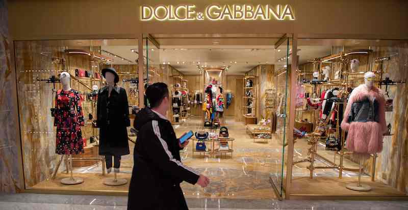 Un negozio di Dolce & Gabbana a Pechino, 22 novembre 2018
(NICOLAS ASFOURI/AFP/Getty Images)