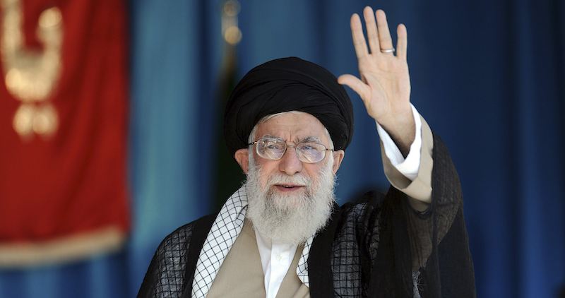 L'Ayatollah Ali Khamenei, guida suprema dell'Iran. (Ufficio della guida suprema dell'Iran via AP)