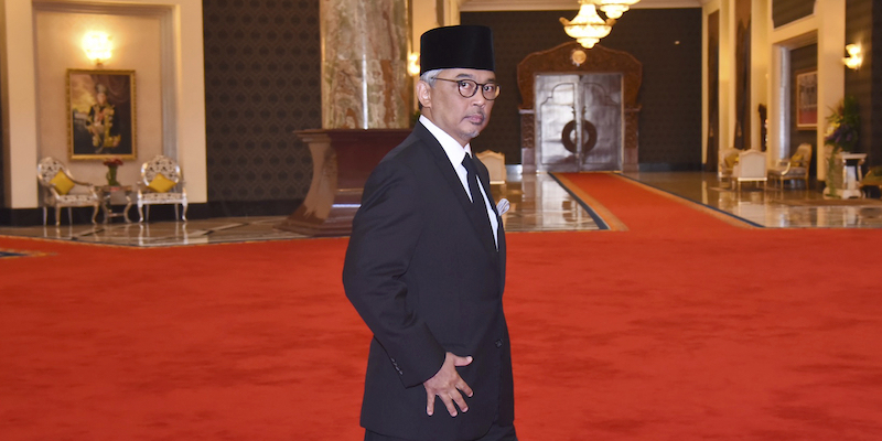 Il nuovo re della Malesia, Abdullah Sultan Ahmad Shah (Malaysia Information Ministry via AP)