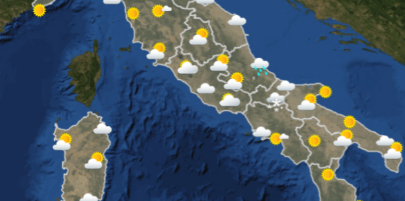 Le previsioni del meteo per domani, sabato 5 gennaio