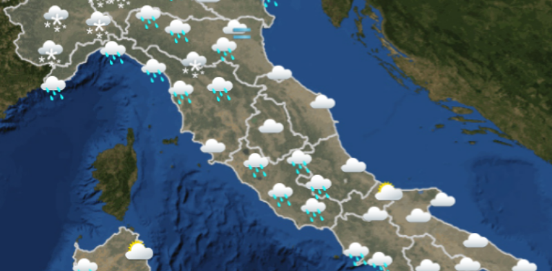 Il meteo di domani mattina