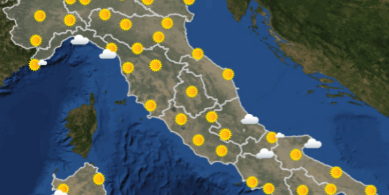 Le previsioni del meteo per martedì 15 gennaio