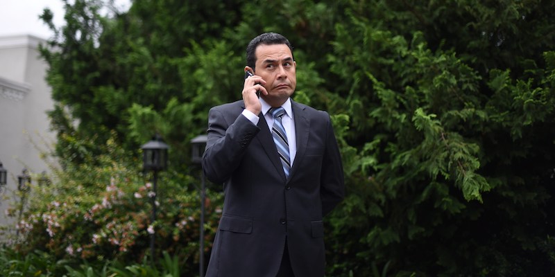 Jimmy Morales (JOHAN ORDONEZ/AFP/Getty Images)