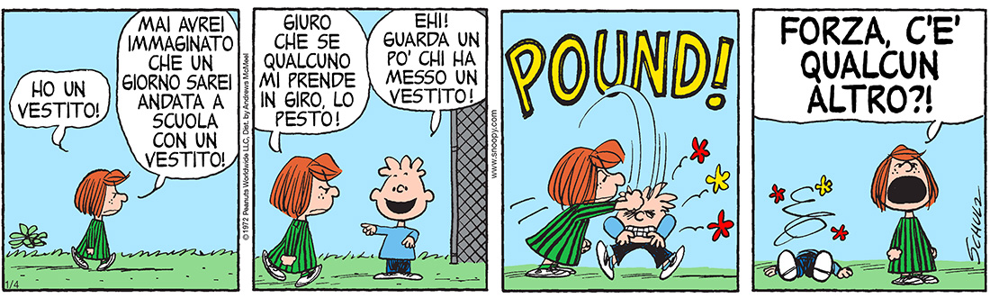 Peanuts 2018 gennaio 4