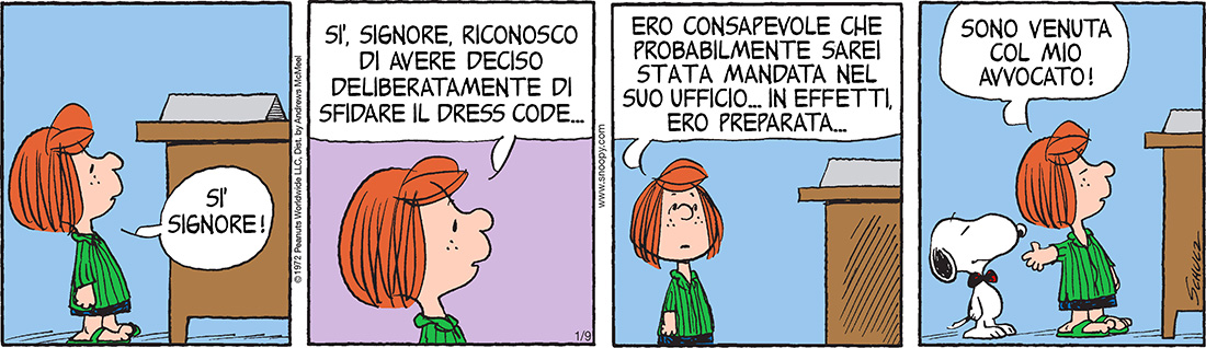 Peanuts 2019 gennaio 9