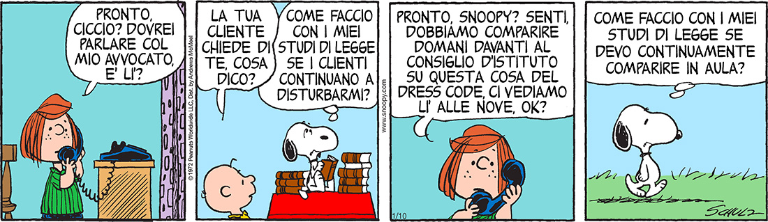 Peanuts 2019 gennaio 10