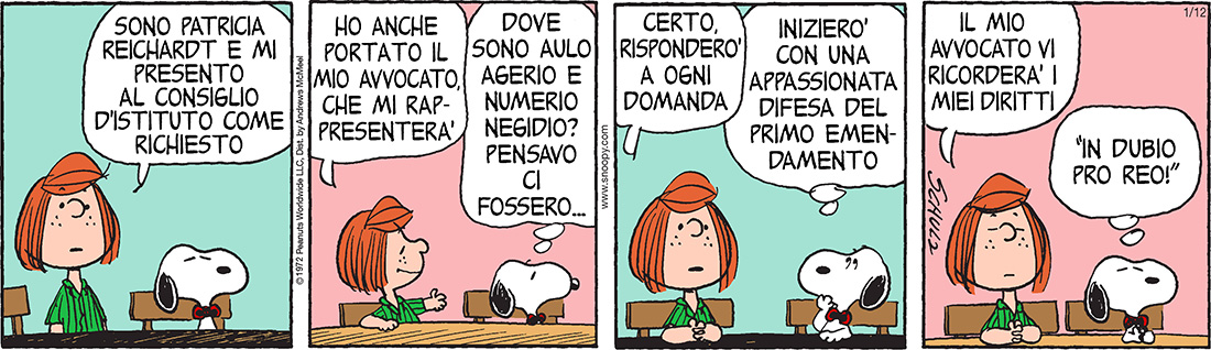 Peanuts 2018 gennaio 12