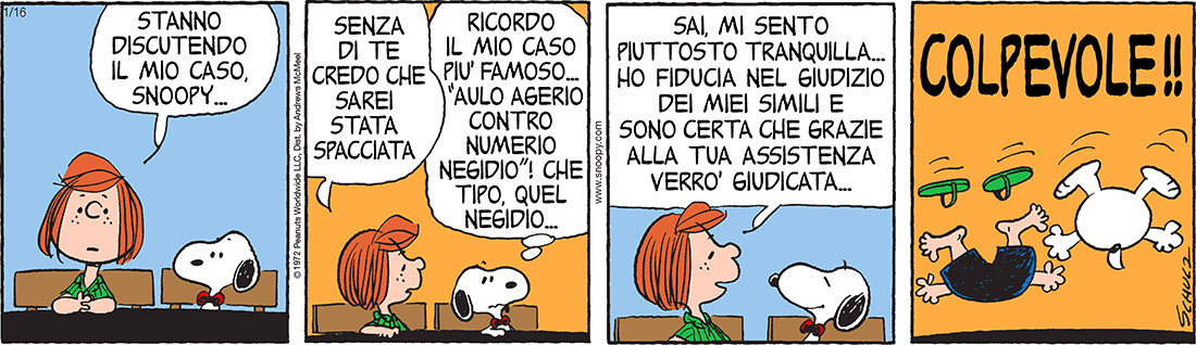 Peanuts 2019 gennaio 16