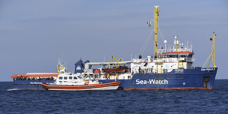 La nave Sea Watch 3 (AP Photo/Salvatore Cavalli)