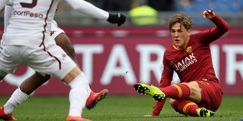 Il gol Nicolò Zaniolo in Roma-Torino (Paolo Bruno/Getty Images)