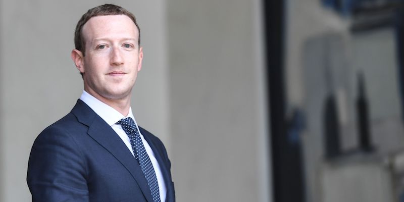 L'amministratore delegato di Facebook Mark Zuckerberg, il 23 maggio 2018 (ALAIN JOCARD/AFP/Getty Images)