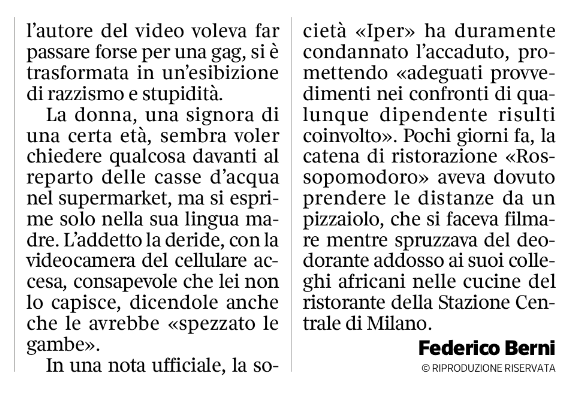 Un giorno a caso in Italia