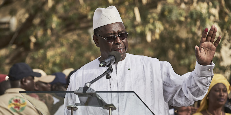 Il presidente del Senegal Macky Sall. (Xaume Olleros/Getty Images)