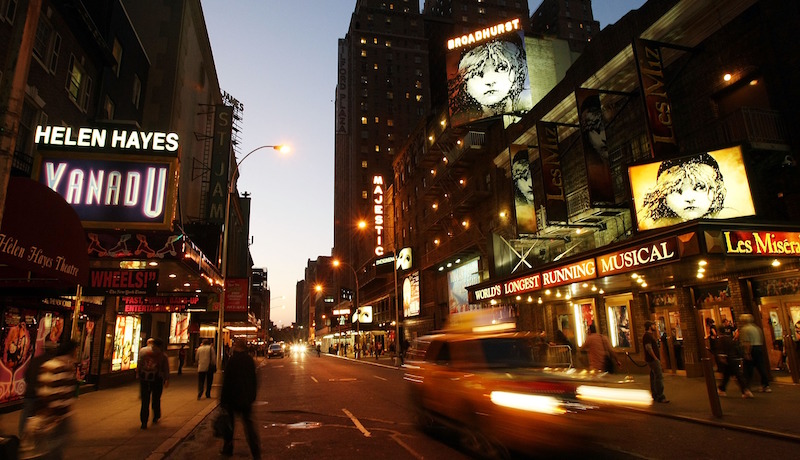 Il quartiere di Broadway, a New York (Mario Tama/Getty Images)