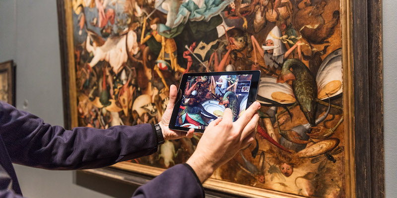 Un particolare di "Caduta degli angeli ribelli" di Pieter Bruegel il Vecchio ai Musei Reali delle belle arti del Belgio di Bruxelles (Museo reale delle belle arti del Belgio di Bruxelles/VISITFLANDERS - Ente del Turismo delle Fiandre)