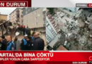 Un edificio di otto piani è crollato a Istanbul