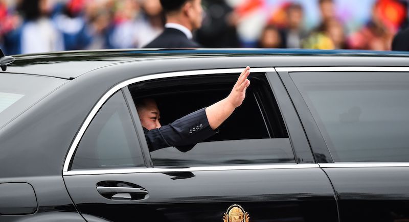 L'arrivo di Kim Jong-un in Vietnam (Nhac NGUYEN/ AFP/LaPresse)