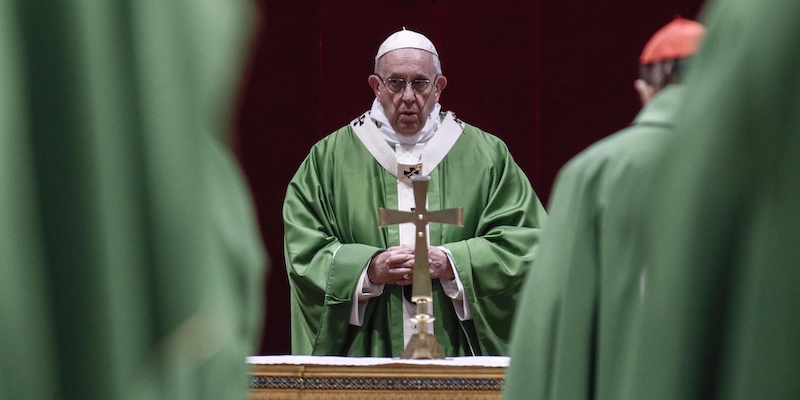 Papa Francesco (Giuseppe Lami/Pool Photo via AP)