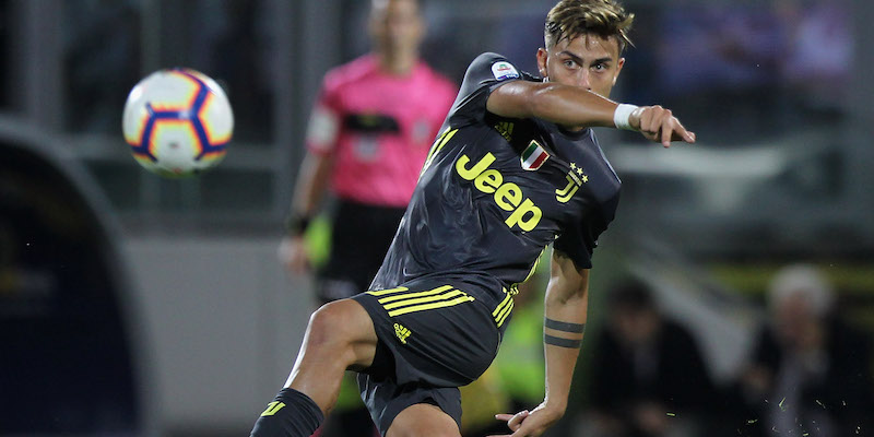 Paulo Dybala in Frosinone-Juventus del girone di andata (Paolo Bruno/Getty Images)