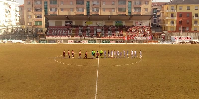 Una foto scattata poco prima dell'inizio di Cuneo-Pro Piacenza