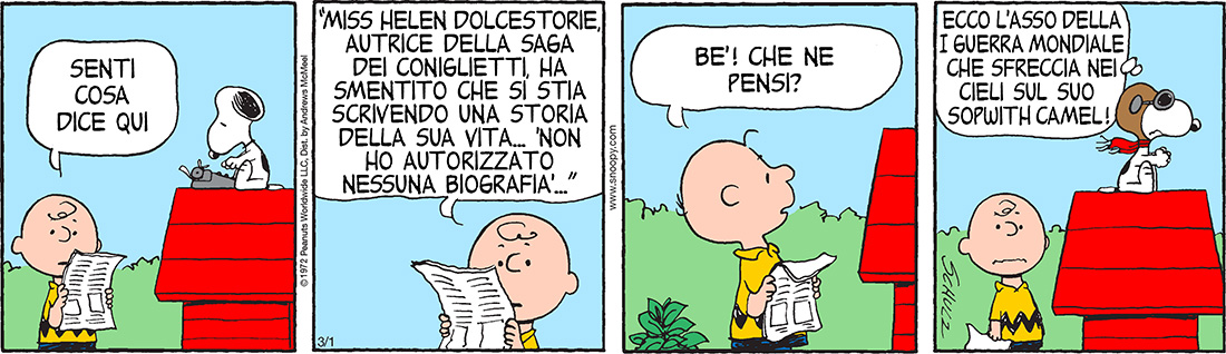Peanuts 2019 marzo 1