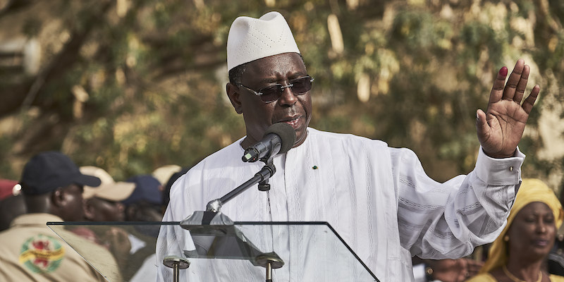 Il presidente senegalese Macky Sall (Xaume Olleros/Getty Images)