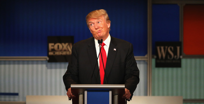 Donald Trump nel 2015
(Scott Olson/Getty Images)
