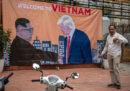 Le foto dei preparativi dell'incontro tra Trump e Kim in Vietnam