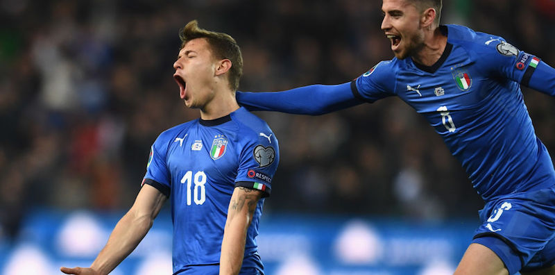 Ieri sera l'Italia ha battuto la Finlandia 2-0 nella prima partita di qualificazione per gli Europei di calcio del 2020