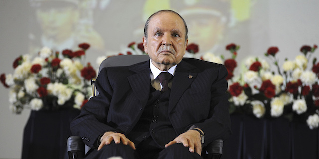 Il presidente algerino Abdelaziz Bouteflika nel 2015 (AP Photo/Sidali Djarboub, File)