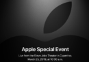 Apple ha annunciato che terrà un evento speciale il 25 marzo