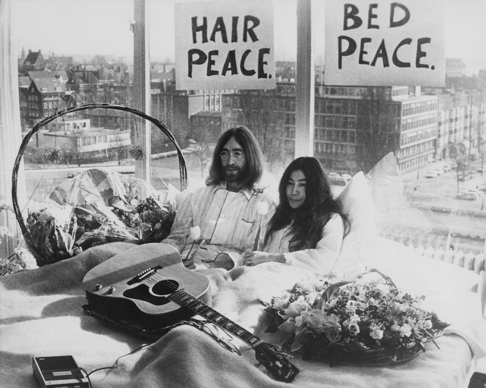 Il bed-in di John Lennon e Yoko Ono