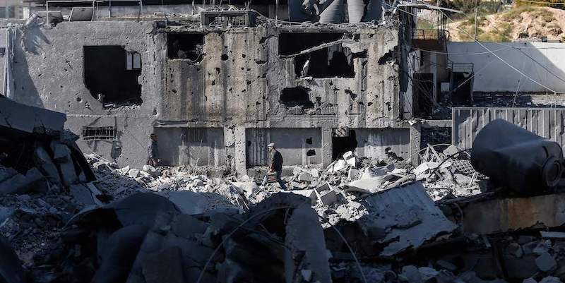 Città di Gaza, 26 marzo
(MAHMUD HAMS/AFP/LaPresse)