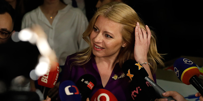 Zuzana Čaputová (AP Photo/Petr David Josek)