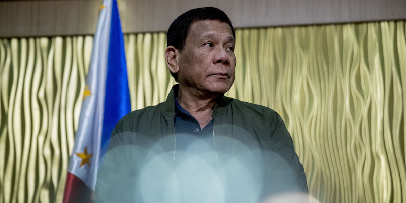 Rodrigo Duterte (AP Photo/Andrew Harnik, Pool)