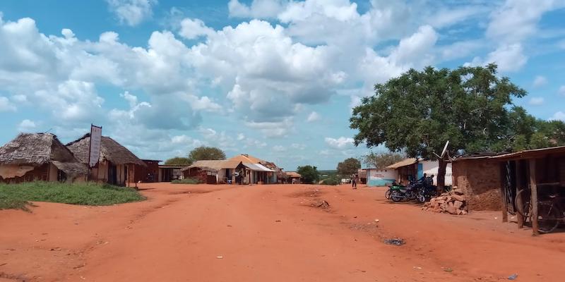 Il villaggio di Chakama, in Kenya, dove è stata rapita Silvia Romano (ANSA/CLAUDIO ACCOGLI)