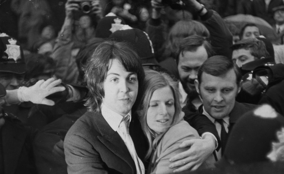 Paul e Linda McCartney sposi