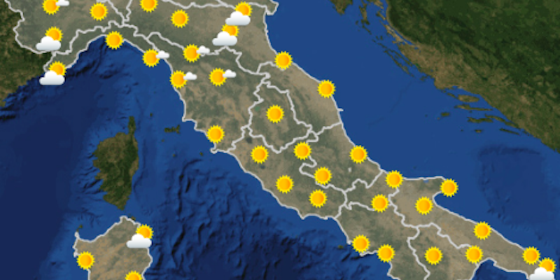Le previsioni meteo per domenica 3 marzo