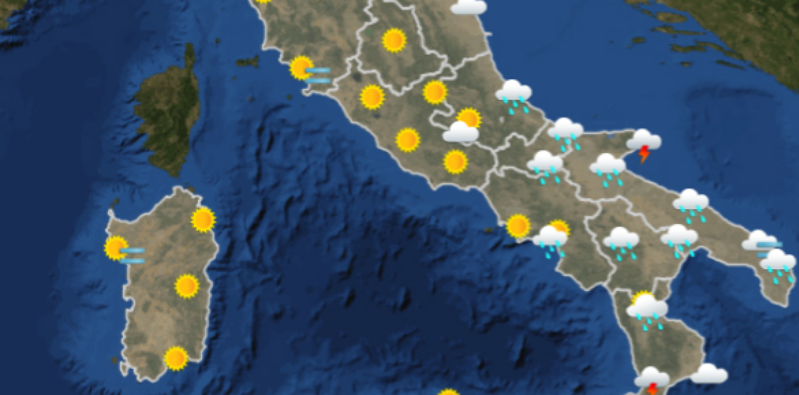 Le previsioni meteo per domani, sabato 2 marzo