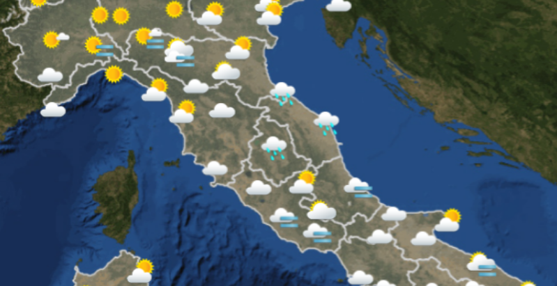 Meteo: le previsioni per martedì 19 marzo