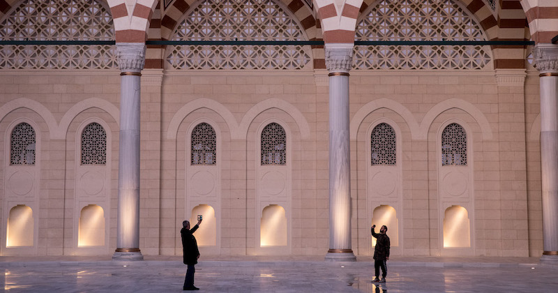 La moschea di Camlica, Istanbul, 7 marzo 
(Chris McGrath/Getty Images)