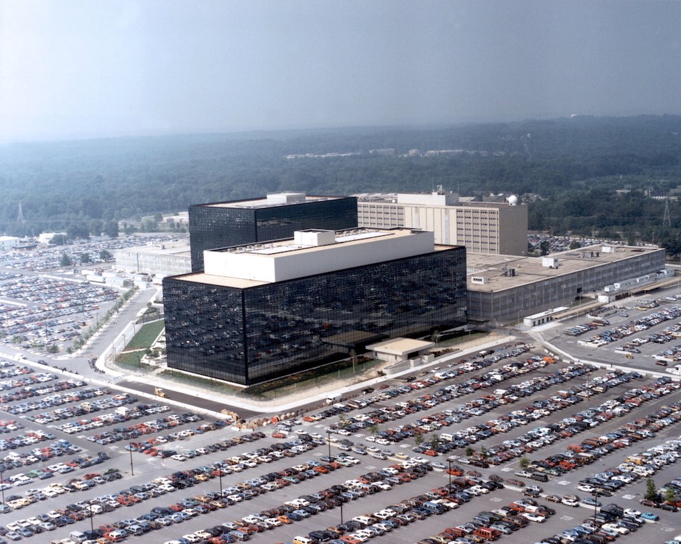 La sede della NSA a Fort Meade, nel Maryland (NSA via Getty Images)