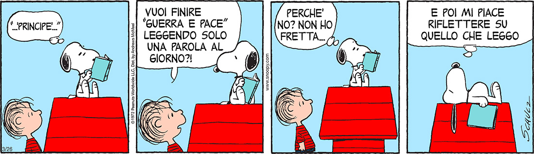 Peanuts 2019 marzo 26