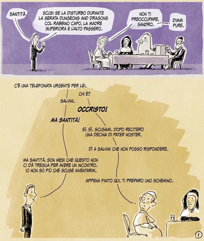 Il rimbalzschema di Papa Francesco