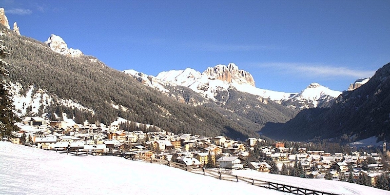 Vigo di Fassa, provincia di Trento, il 16 dicembre 2012 (ANSA)
